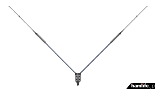工具いらずの簡単調整で移動運用に最適!!＞第一電波工業、7MHz帯V型
