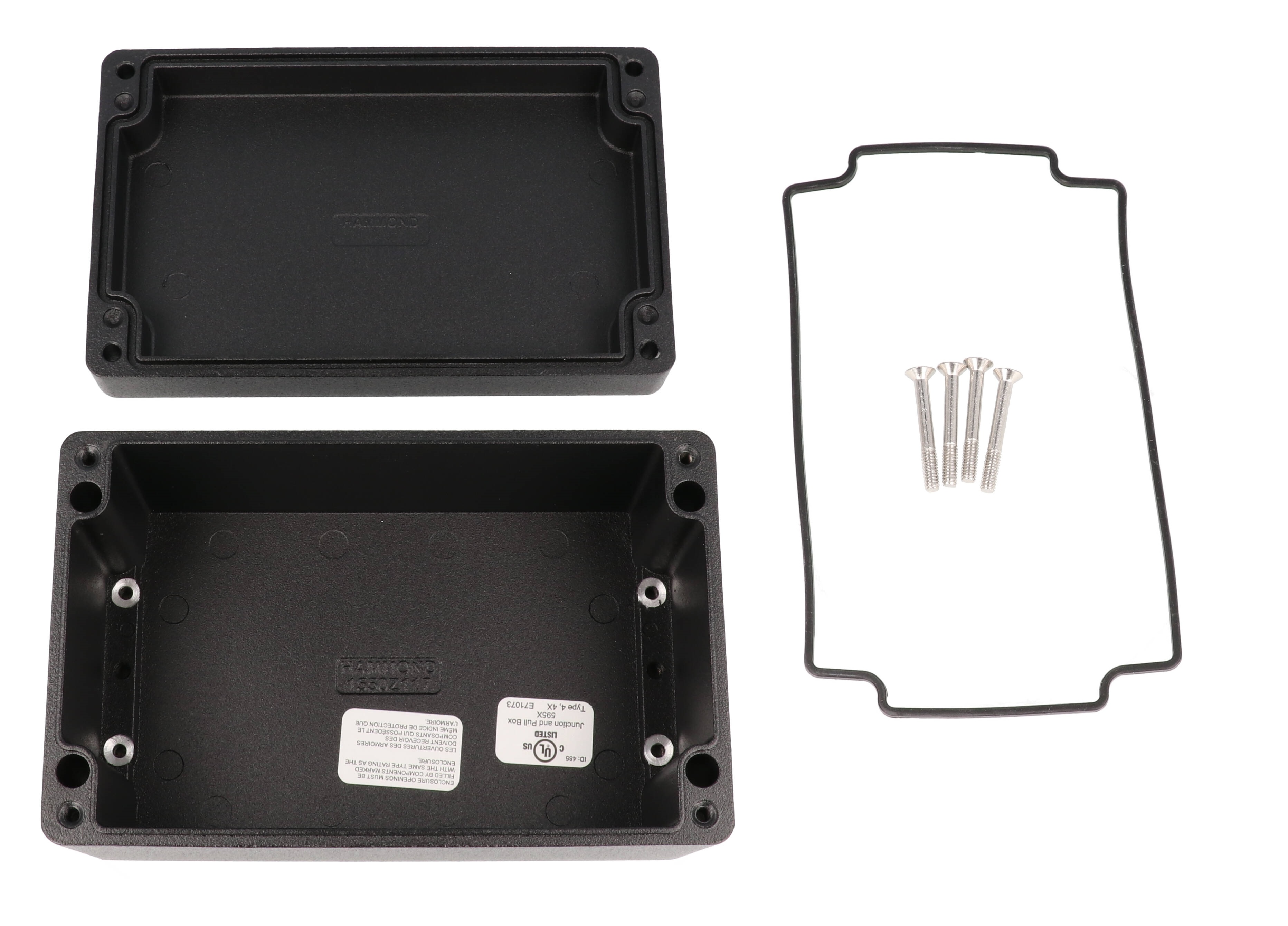 Watertight Diecast Aluminum Enclosures (1550Z Series) - Hammond Mfg.