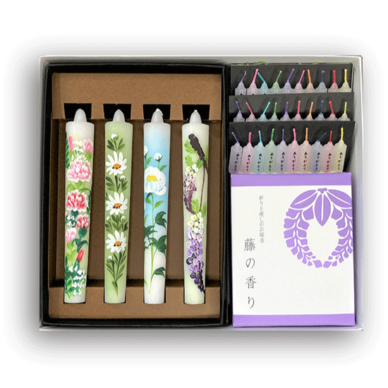 ギフト中-A（桜）｜【ろうそくの通販・ギフト】和ろうそく・絵ろうそく