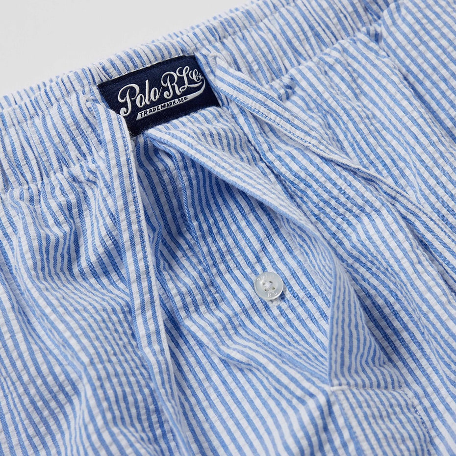 シアサッカースリープショートパンツ サックス | ポロ ラルフ ローレン