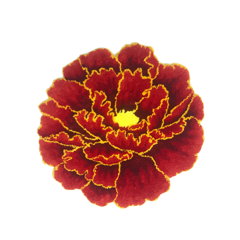 紅牡丹花地毯 – Hannah International Corp. Ltd.