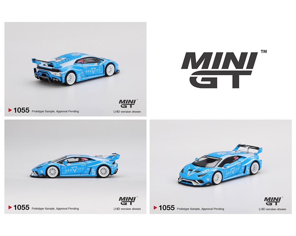 Lamborghini Huracán GT GRAVITY Blue LB Works Mini GT – Hanz Driven