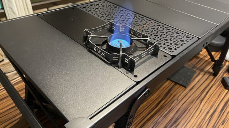 IGT規格の「waku fimac アウトドアテーブル」だけどSOTOのST-310を快適