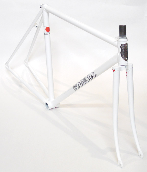 INZIST BICYCLES SCRATCHピストフレームセット(ホワイト/490) - HAPPY