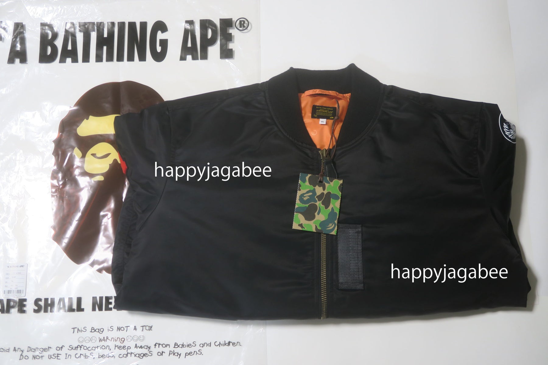 A BATHING APE SHARK MA-1 JACKET – happyjagabee store