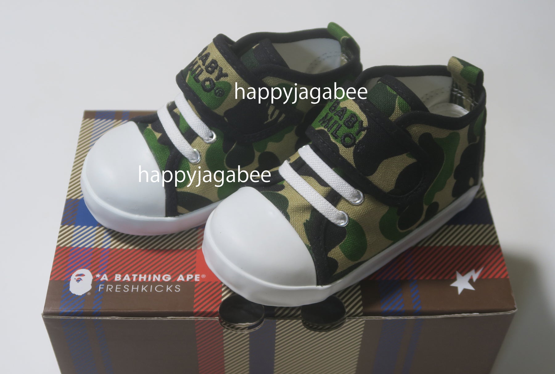 A BATHING APE BAPE KIDS ABC CAMO BABY MILO BABY SHOES