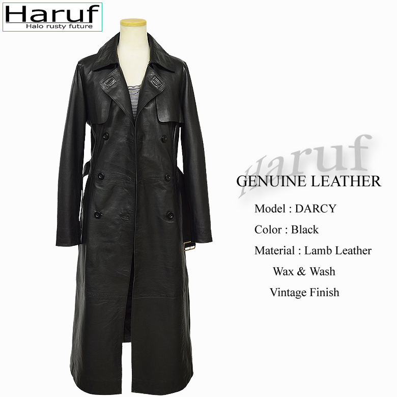 レザーコート トレンチコート ロングコート レディース 本革 イタリア