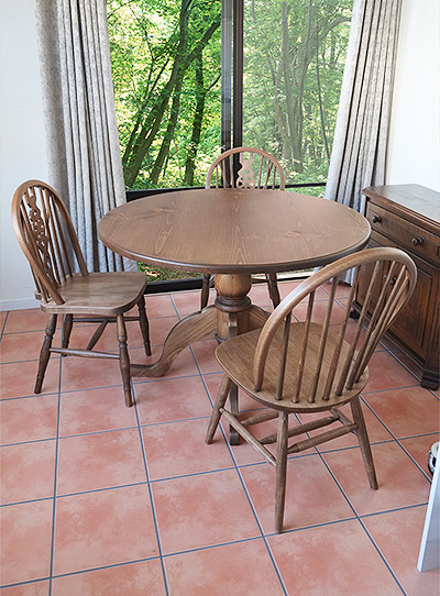 ラウンドテーブル オリジナルパイン家具