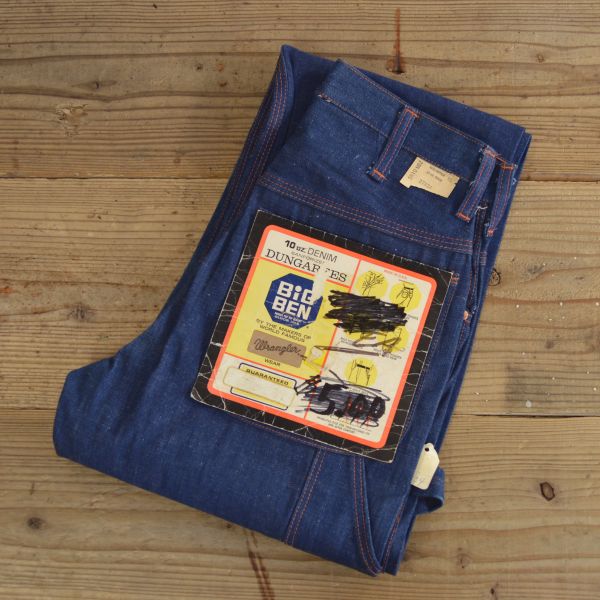 70s Wrangler BIG BEN Denim Painter Pants Dead Stock 【Ladys