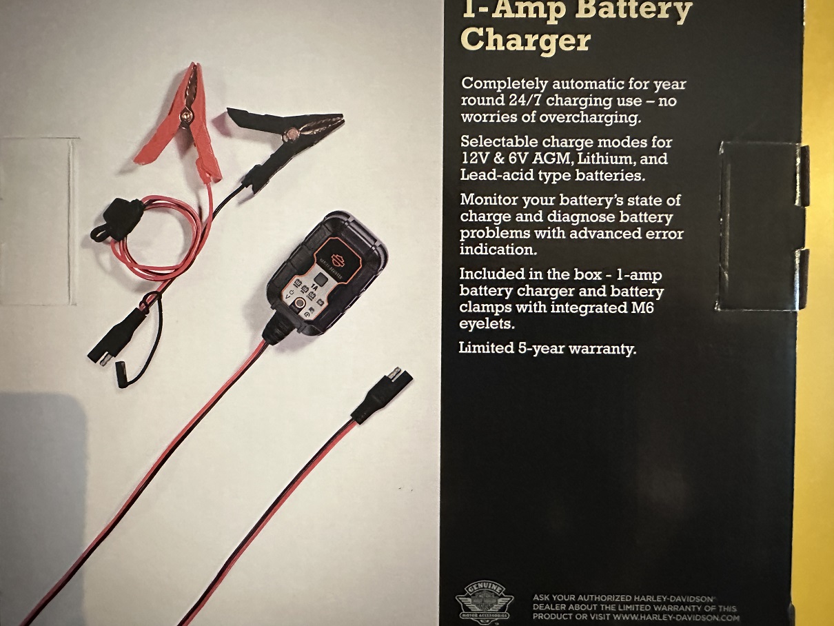 ハーレーに必須なバッテリーチャージャー – ハーレーダビッドソン宮崎