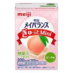 明治メイバランス ぎゅっとMini ピーチ味の詳細 | 介護食品・栄養調整