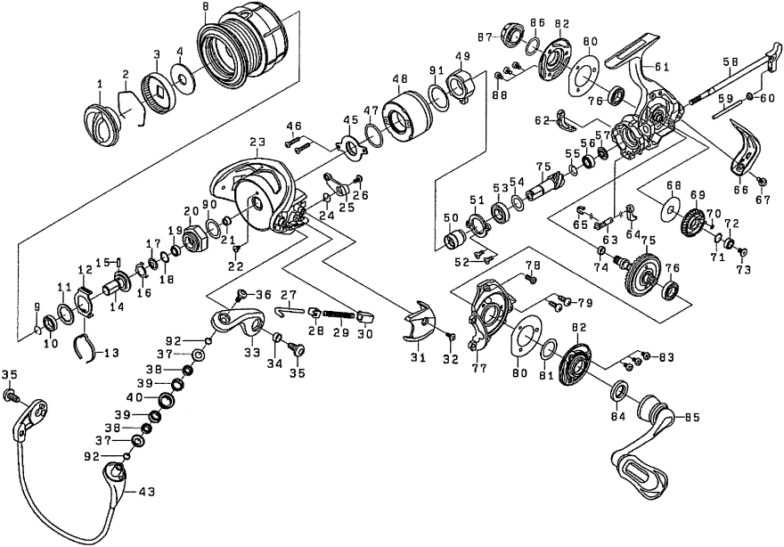 ダイワ純正お取り寄せパーツ：納期1ヶ月】14イグニス タイプR 2505