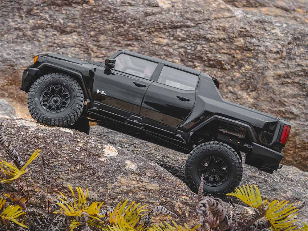 FMS 1:18 FCX18 Hummer EV Pickup Truck RTR - BLACK – HeliDirect