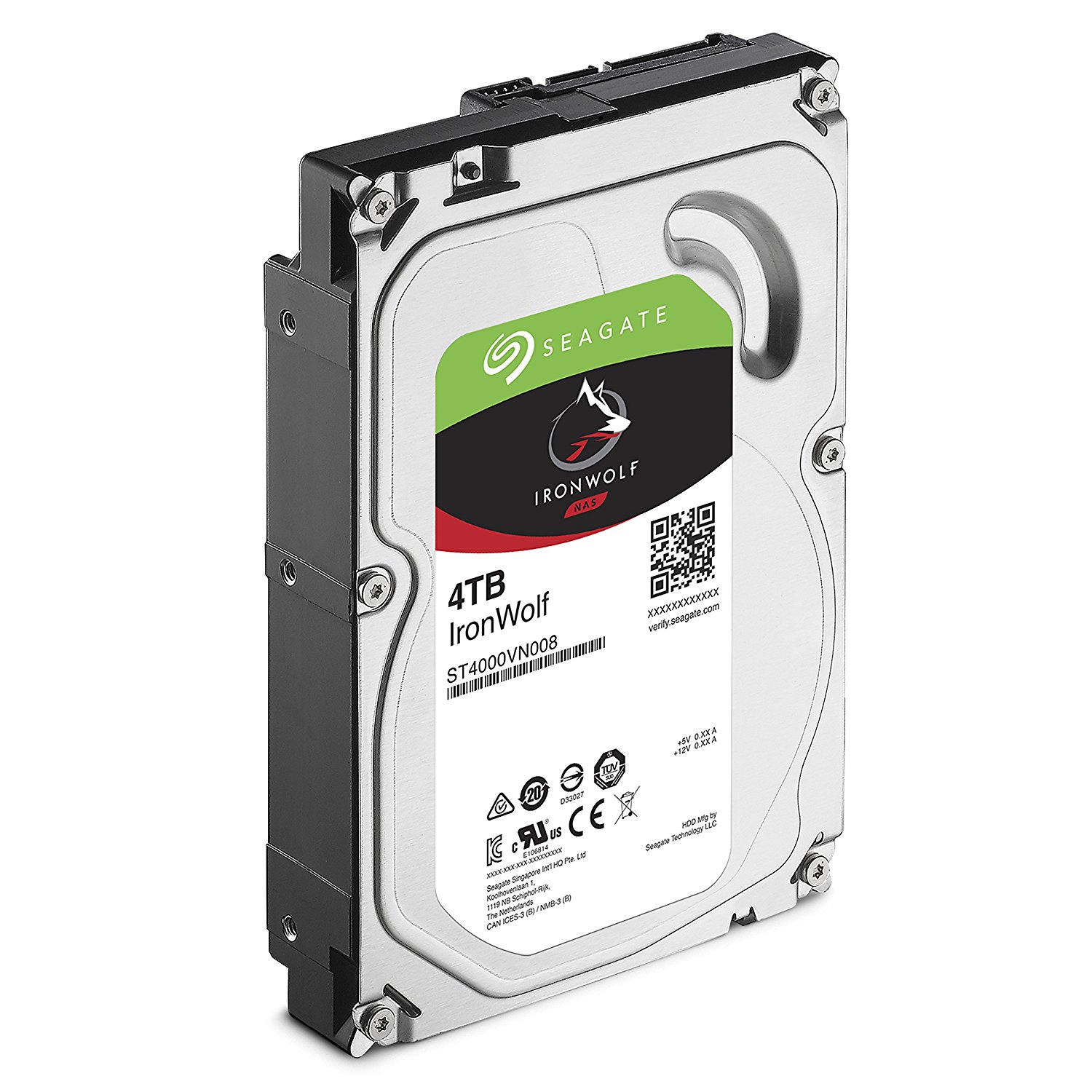 Seagate 4TB IronWolf NAS SATA 6Gb/s NCQ 64MB Cache 3.5-Inch