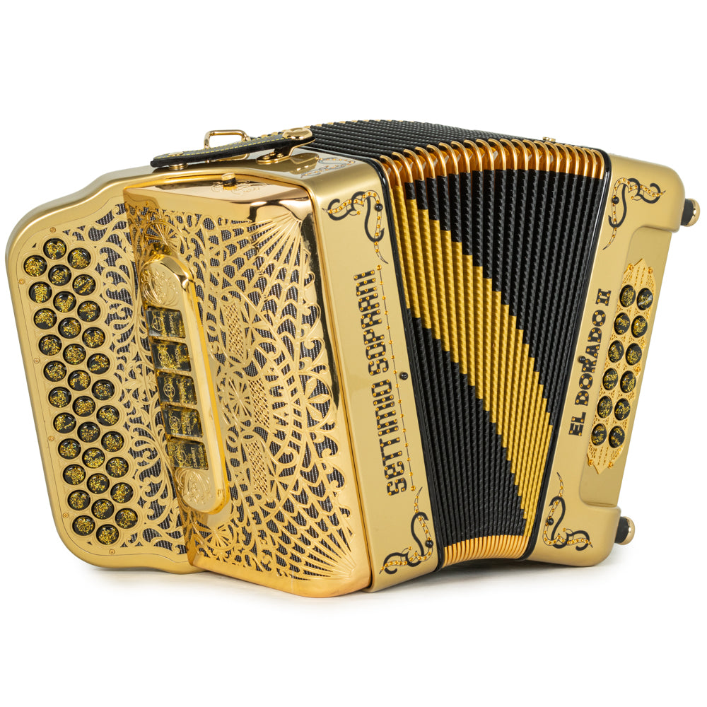 Settimio Soprani El Dorado II 5 Switch Accordion EAD Gold with Black