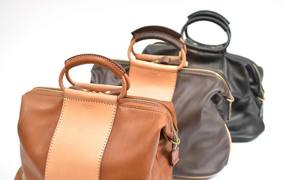 40周年記念鞄】クアランタボストンのツートーンバージョン現品販売｜革