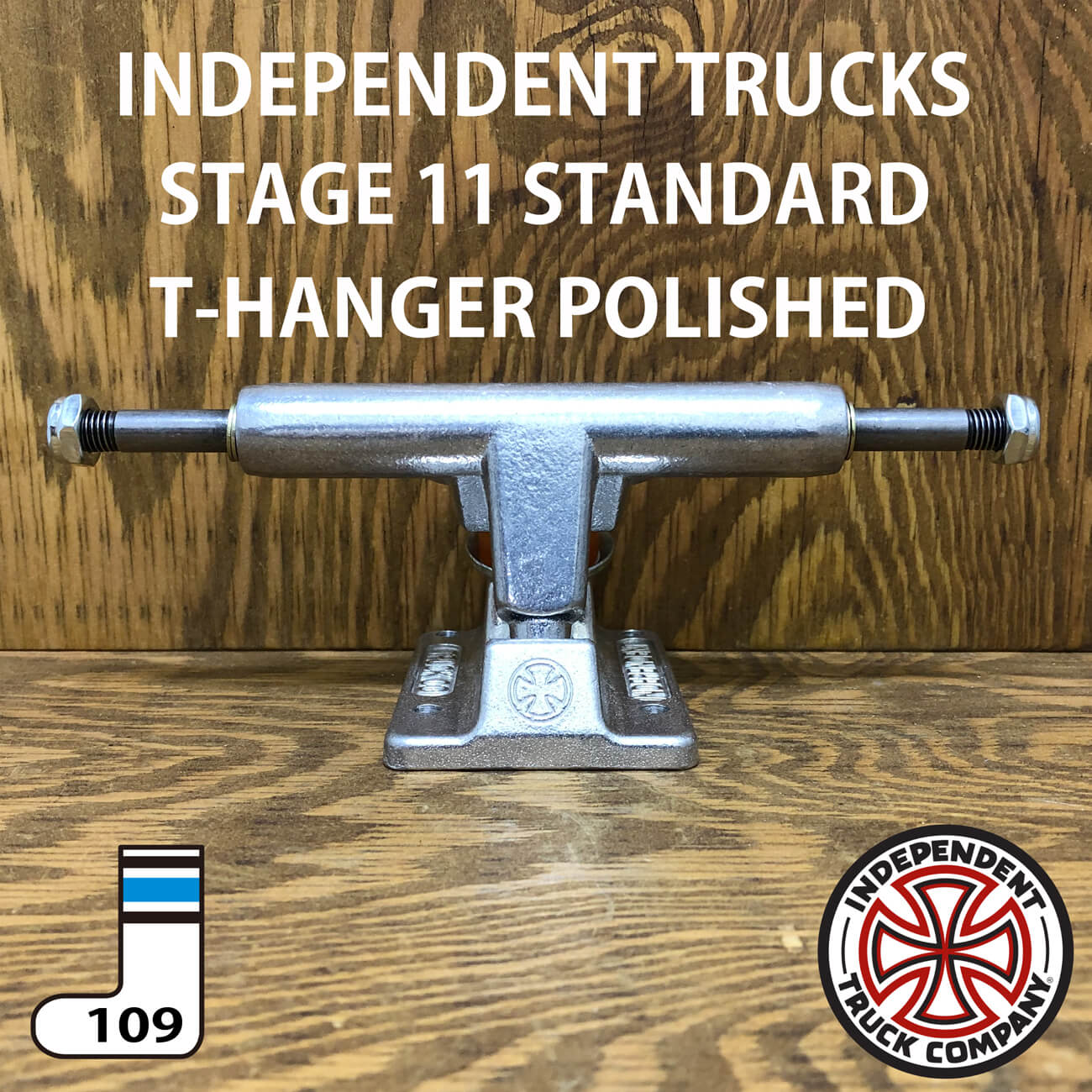 INDEPENDENT STAGE11 POLISHED T-HANGER STANDARD TRUCKS 109 | 東京の