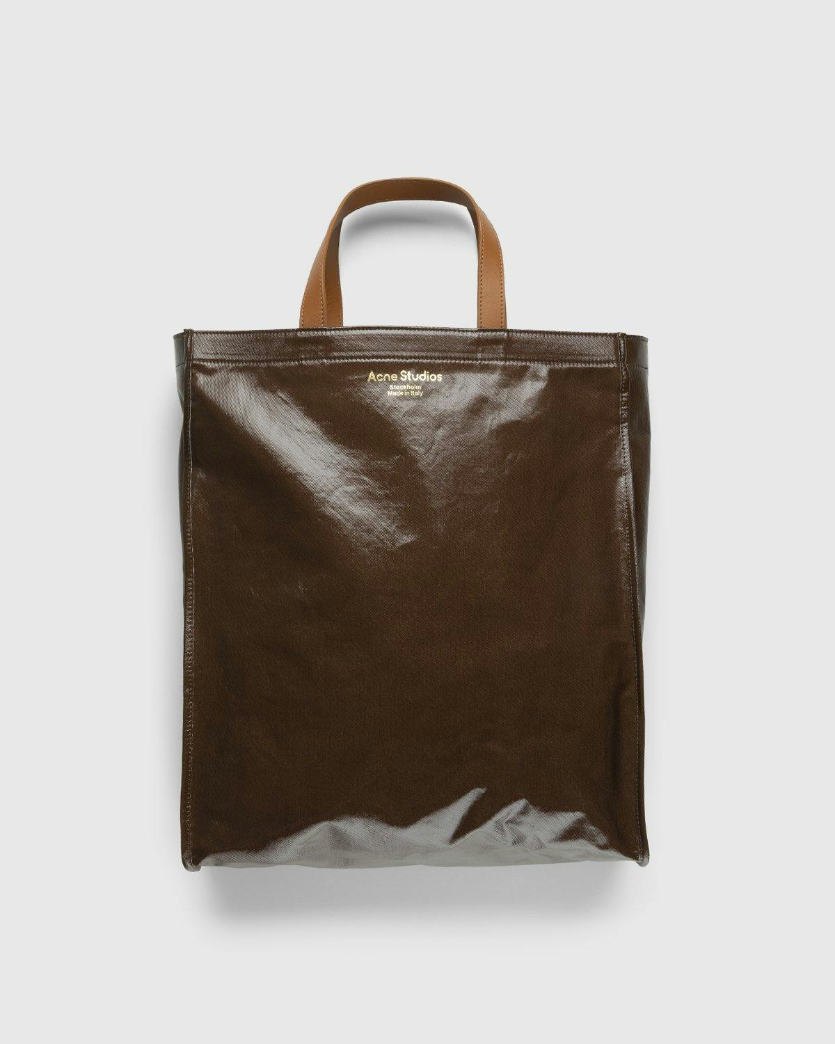Acne Studios – Shiny Tote Bag Brown