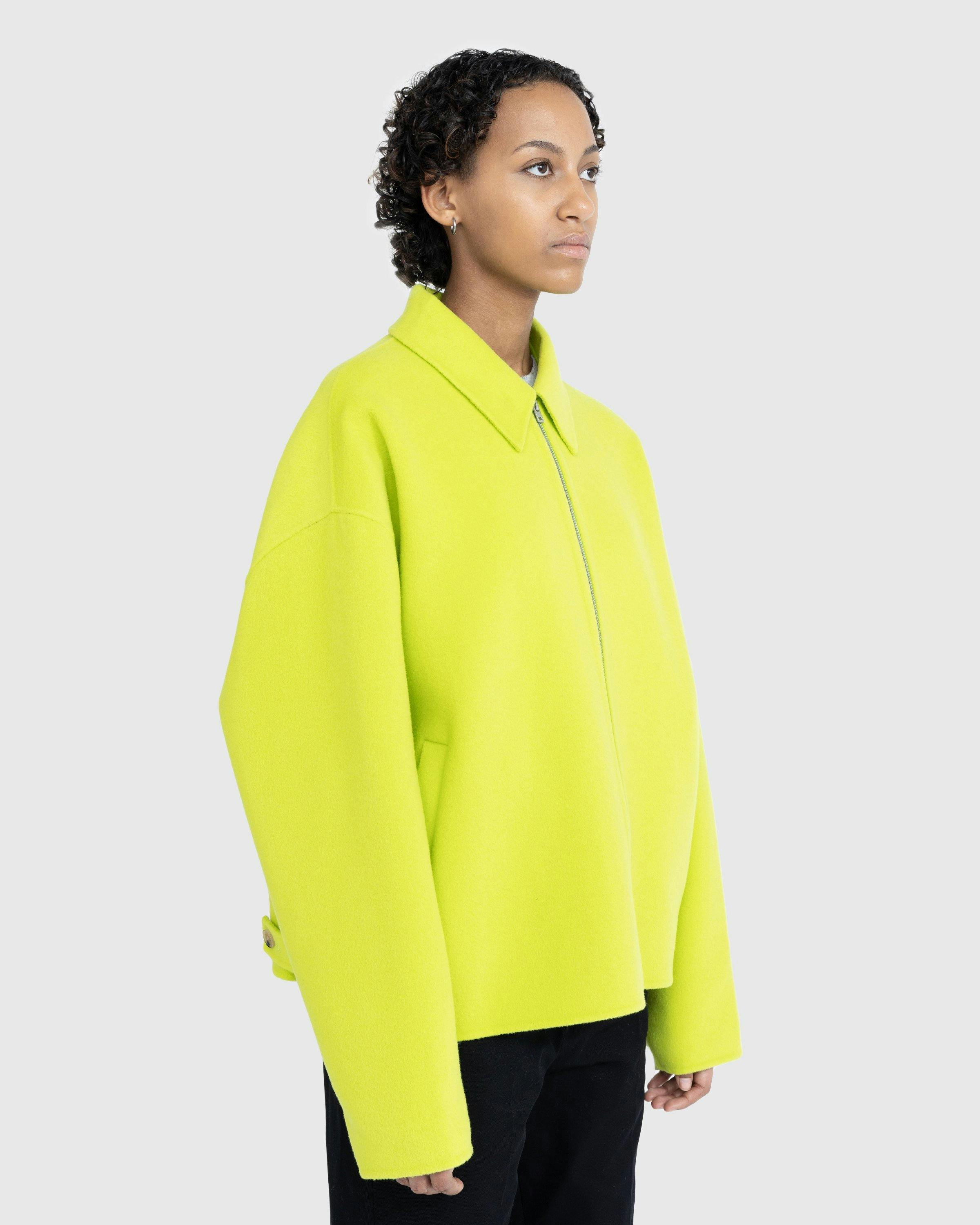 Acne Studios – Wool Zipper Jacket Lime Green