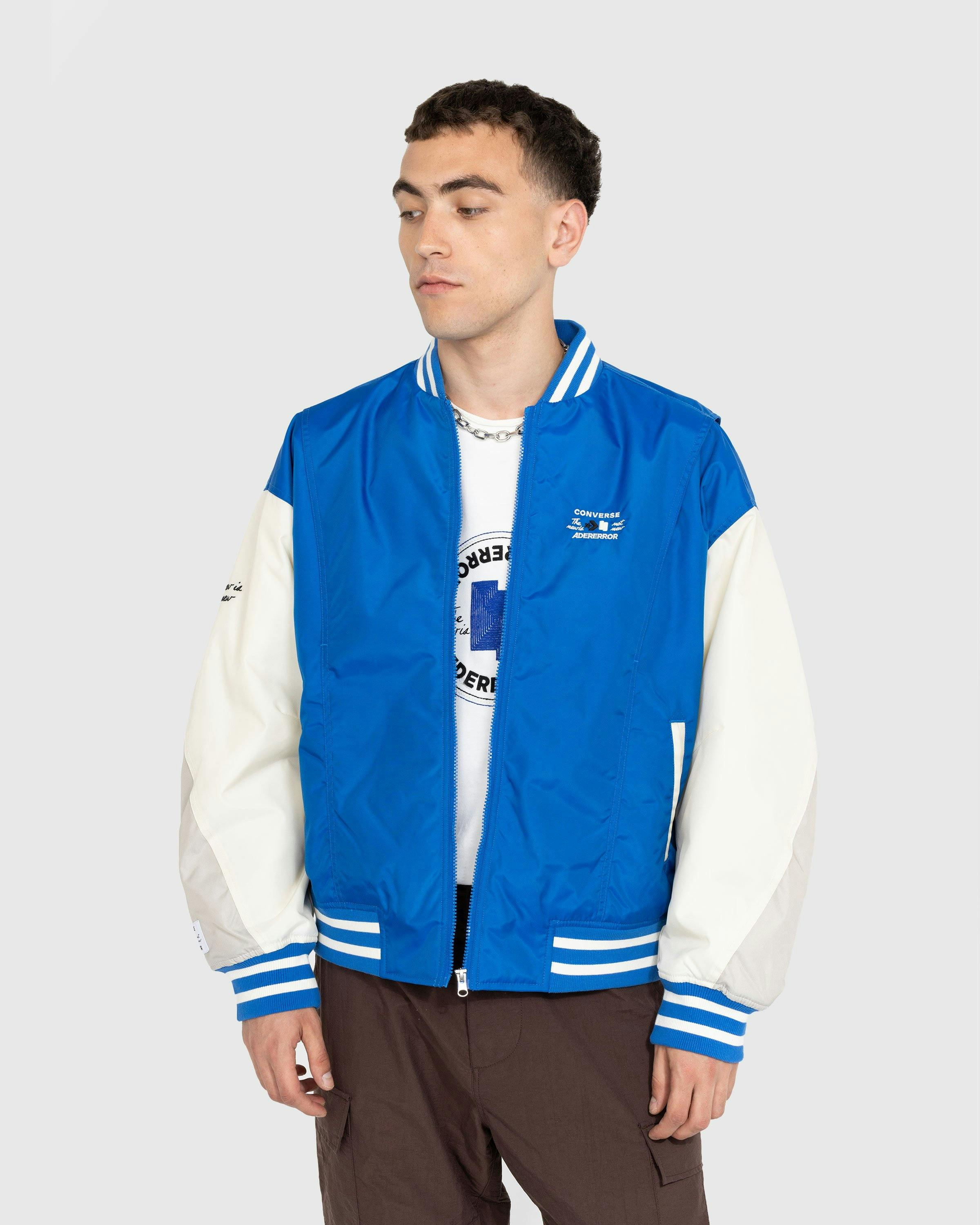 Converse x Ader Error – Shapes Varsity Jacket Cobalt Blue