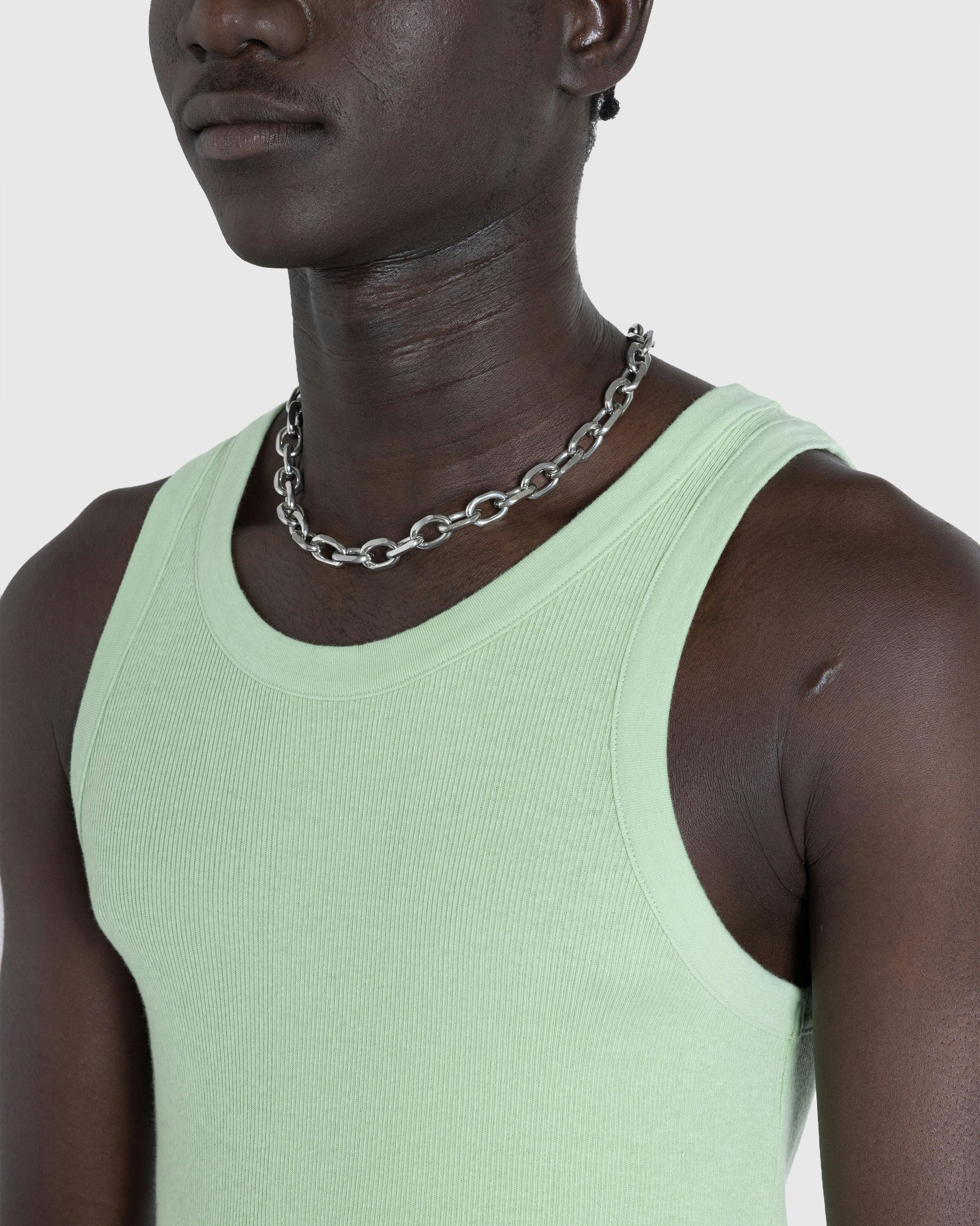 Auralee – Organic Soft Rib Tank Light Green