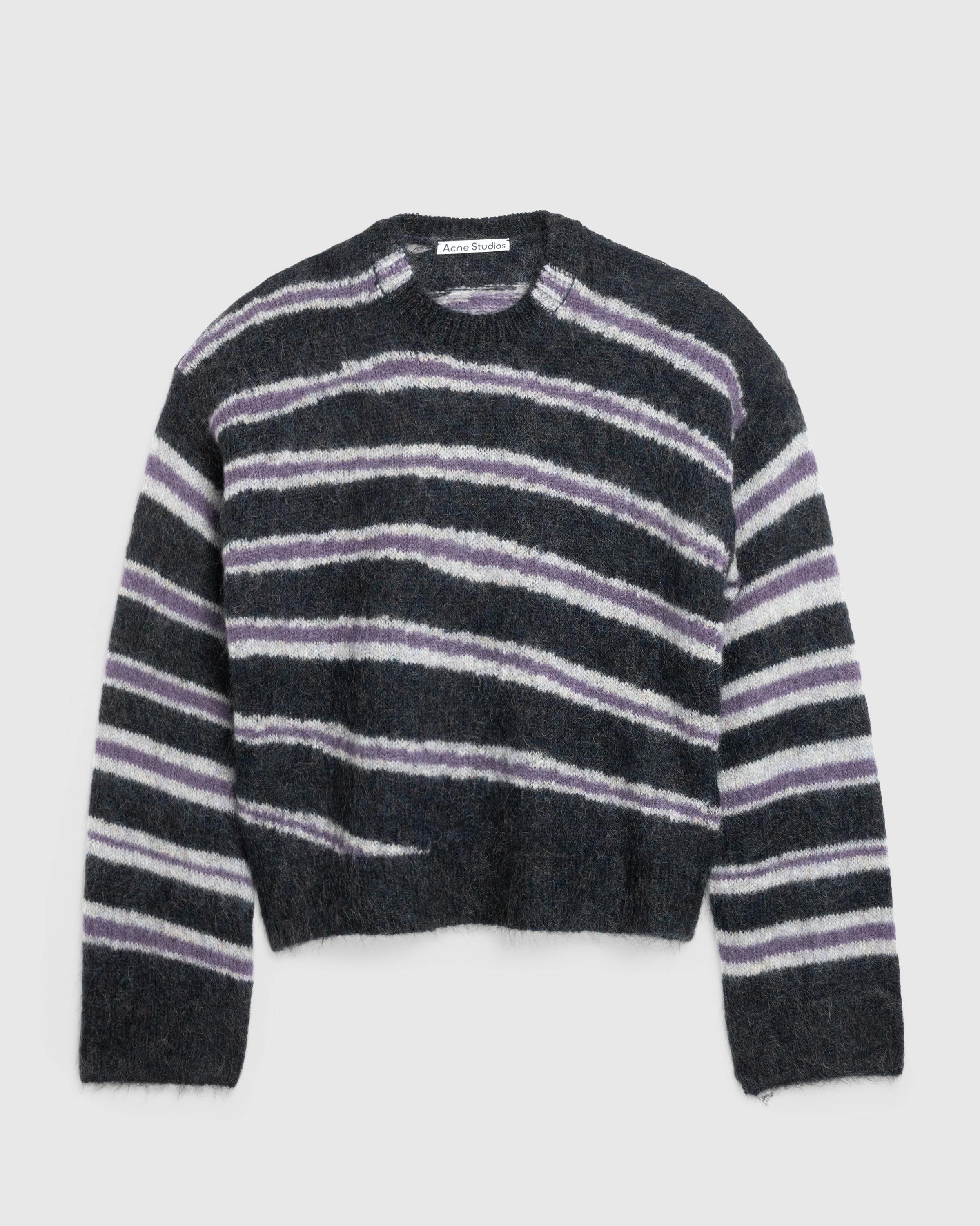 Acne Studios – Mohair Blend Jumper Dark Grey Melange/Multi