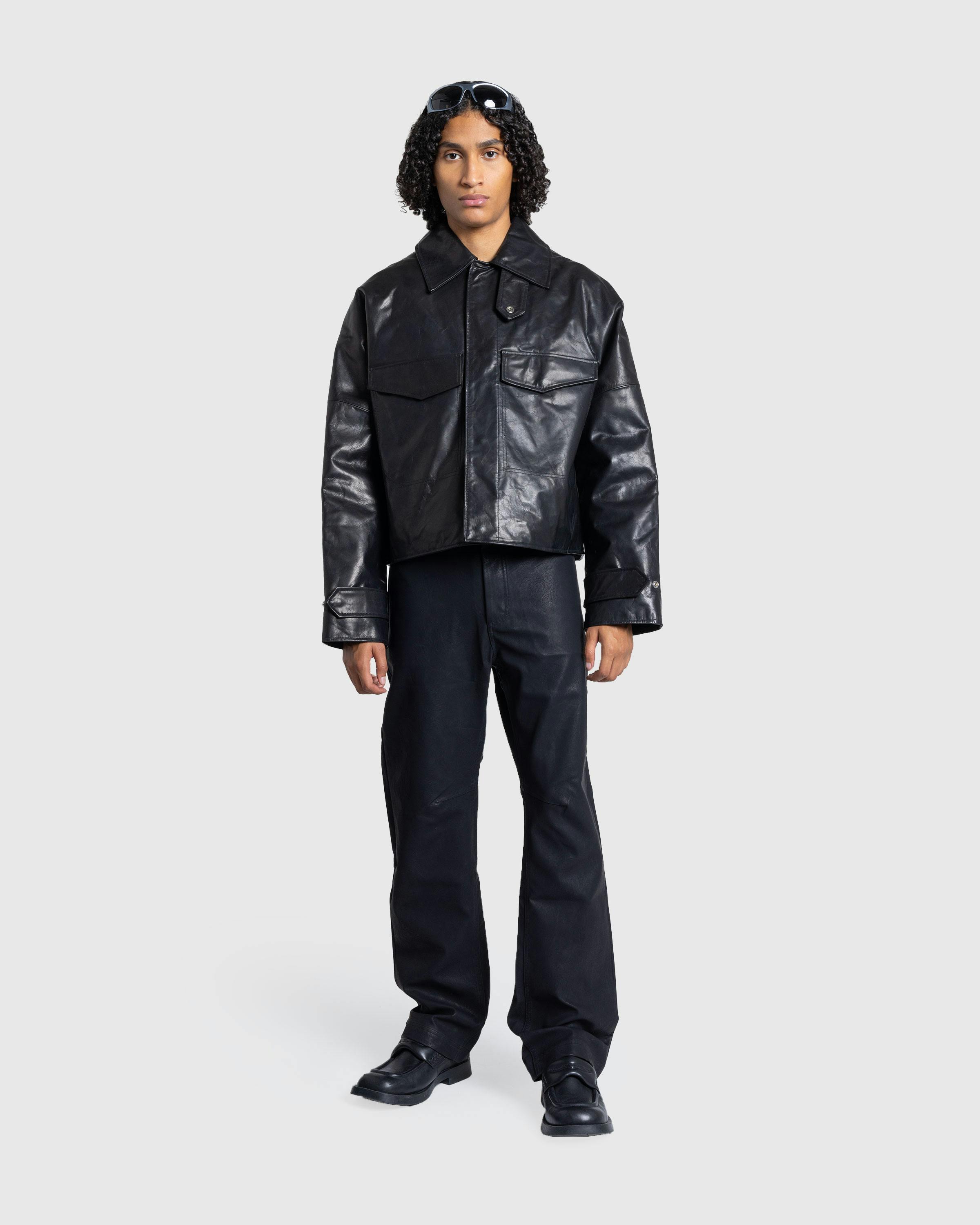 Entire Studios – Cache Leather Jacket Black