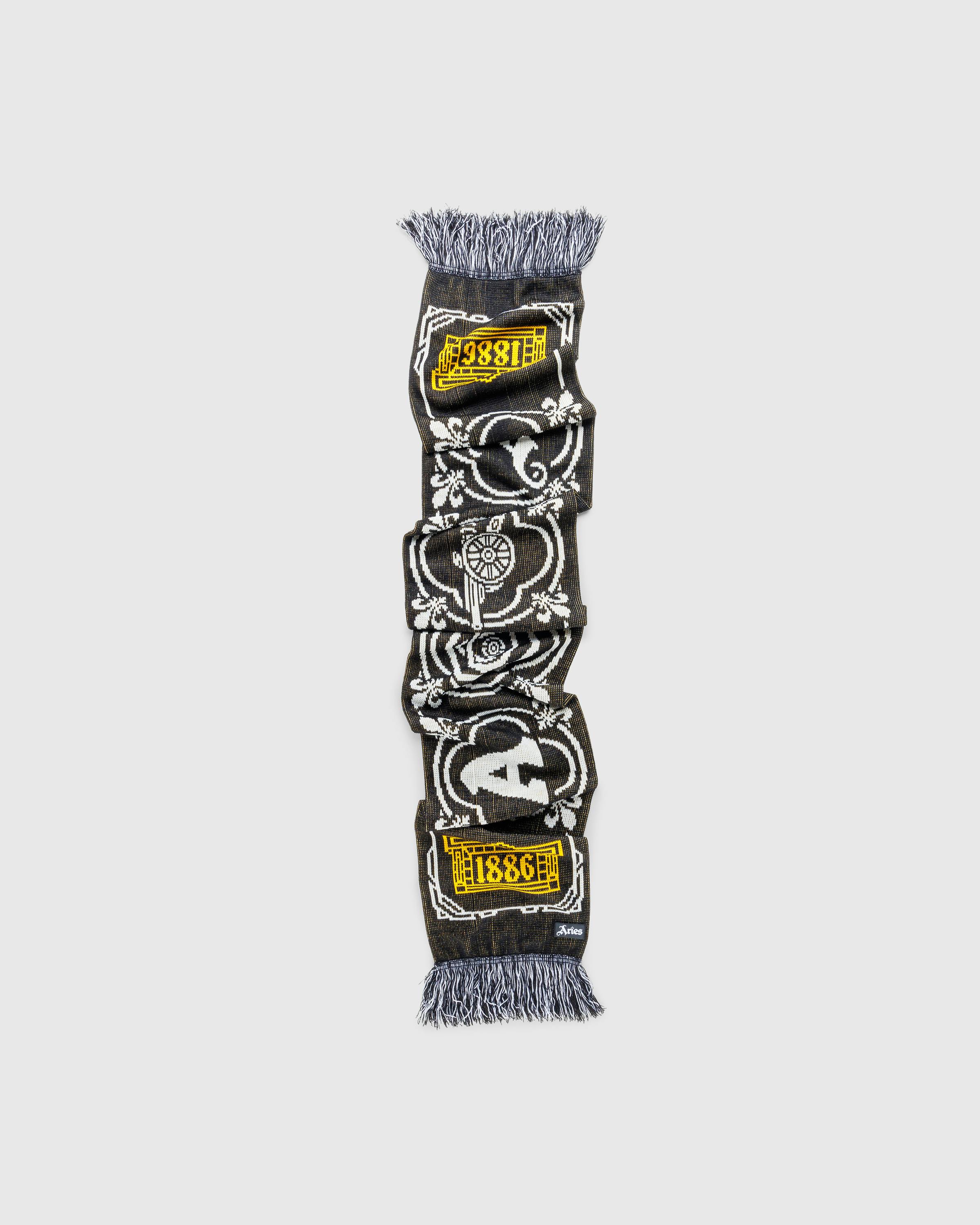 Aries x Arsenal – Bust Logo Scarf Black