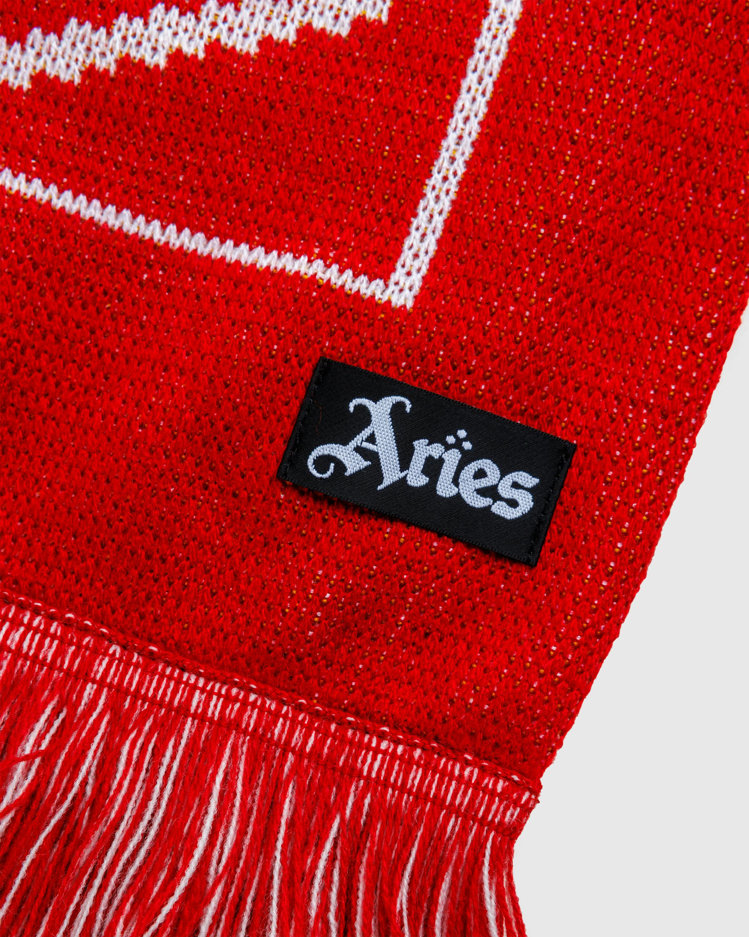 Aries x Arsenal – Column Logo Scarf Red