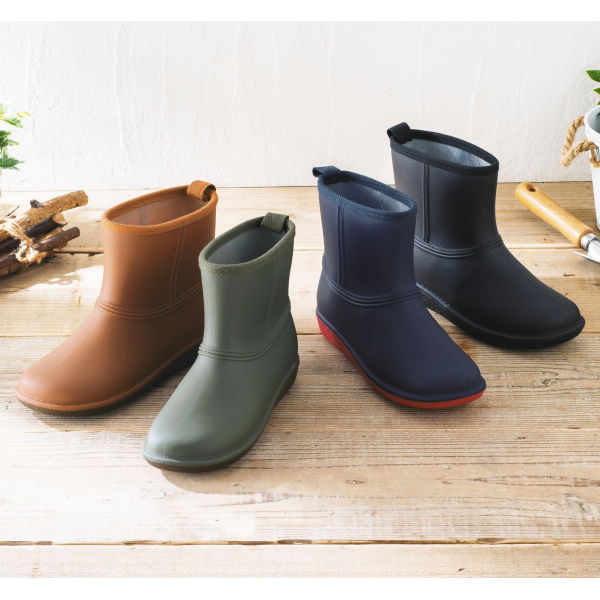レディースシンプルレインブーツ【22.0～24.5cm対応】 | 激安靴の通販