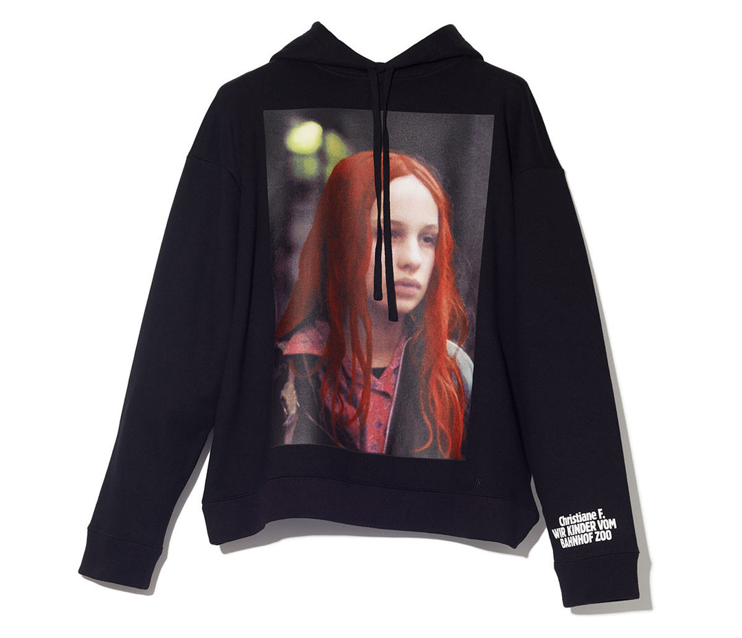 RAF SIMONS LONG-SLEEVED HOODIE CHRISTIANE F. – History of My World
