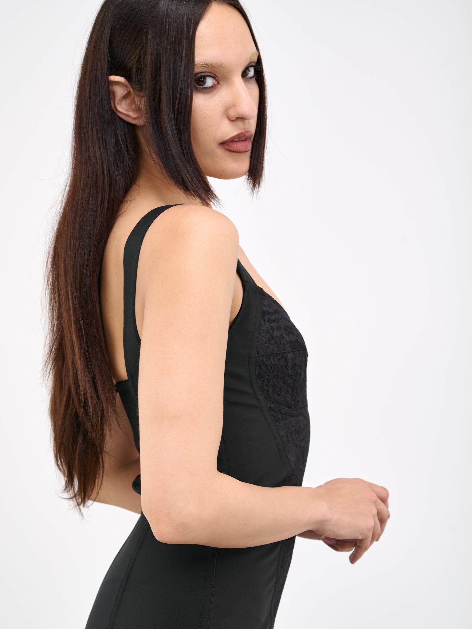 DOLCE & GABBANA Lace Bustier Dress | H.Lorenzo