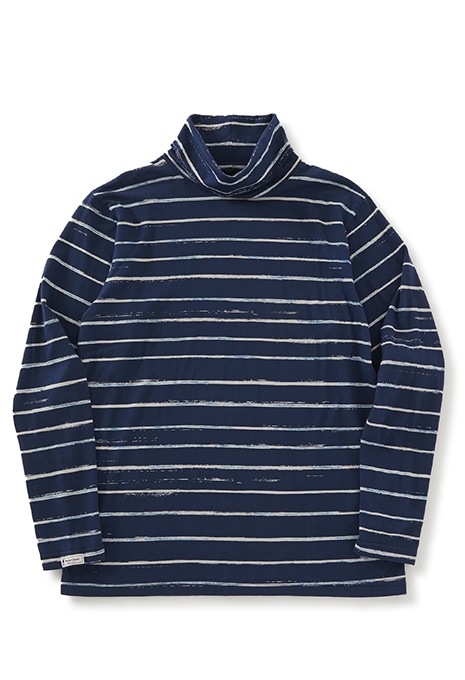 PORTER CLASSIC アーティスト ボーダー タートルネック | PORTER