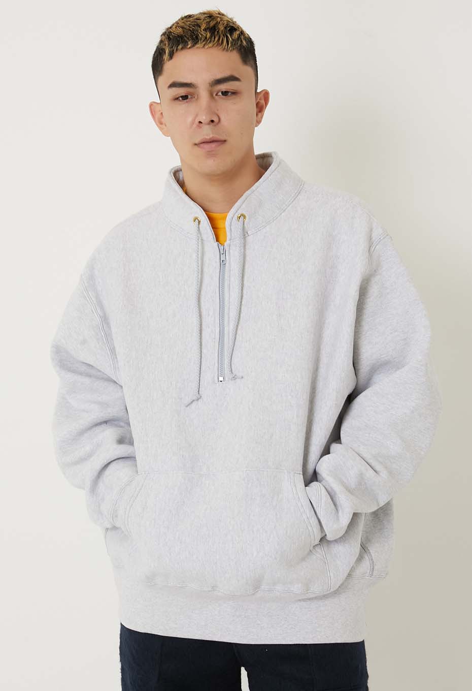 CAMBER /SPECIAL EDITION ジップ カウルネック クロスニット 2XL W