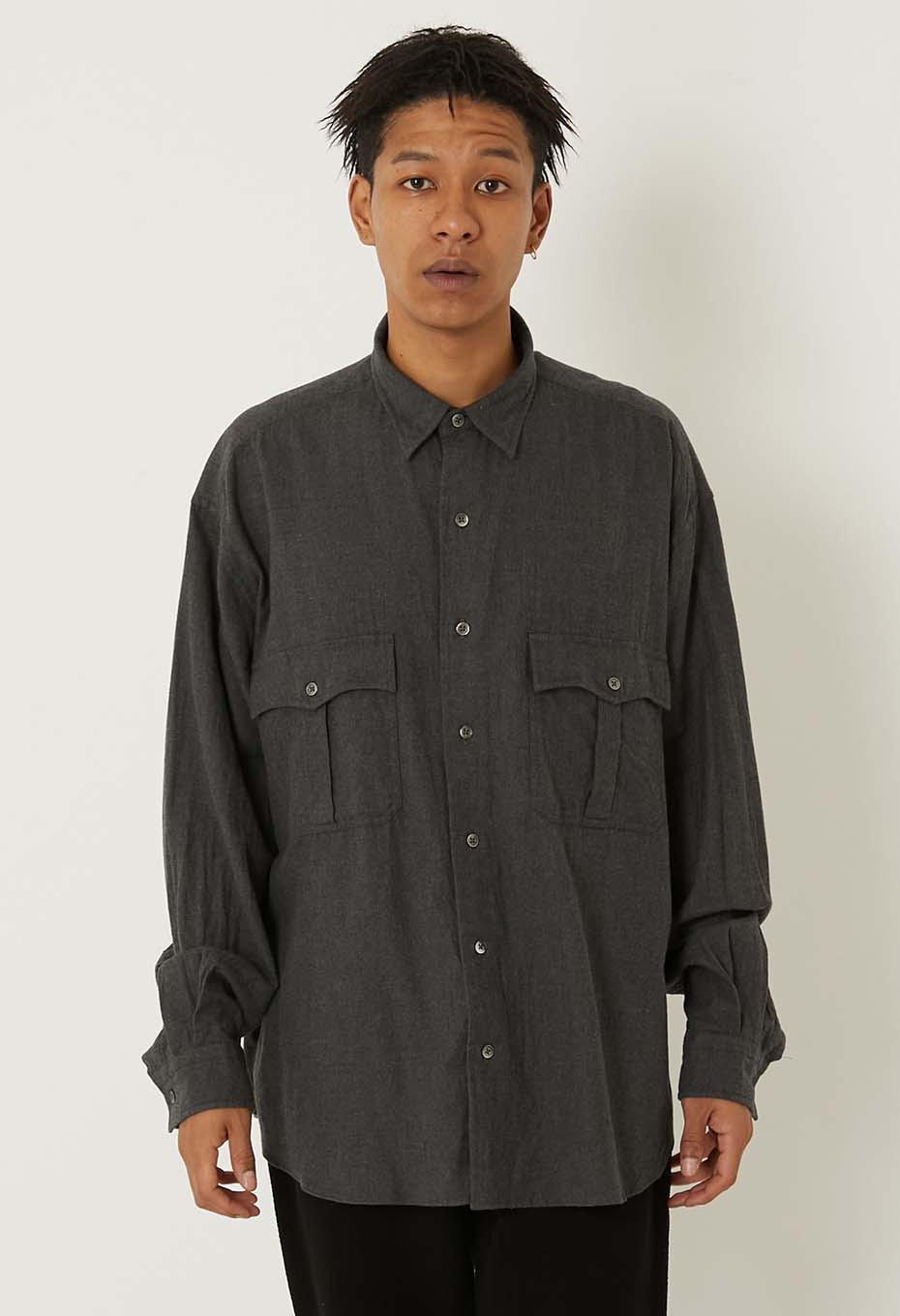 PORTER CLASSIC /ロールアップ フランネルシャツ | PORTER CLASSIC