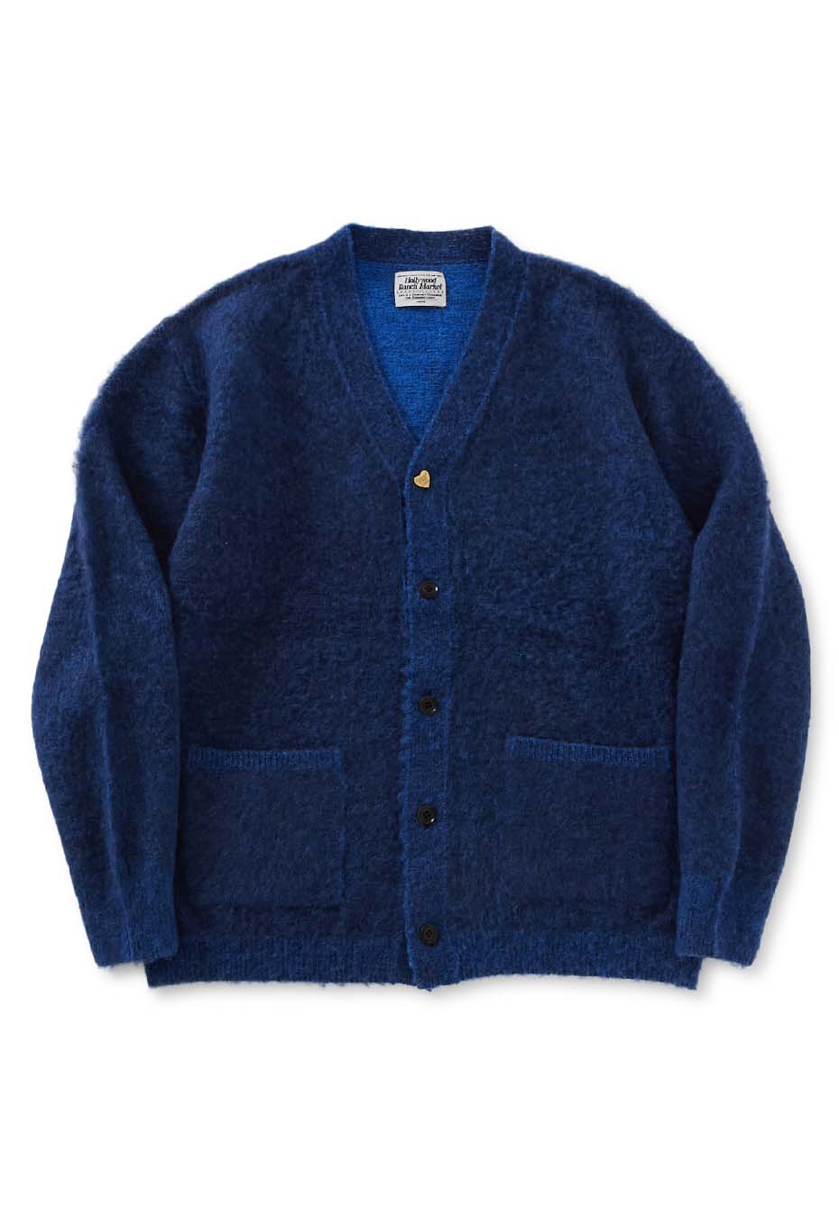 バイカラーモヘアカ ーディガン | HOLLYWOOD RANCH MARKET