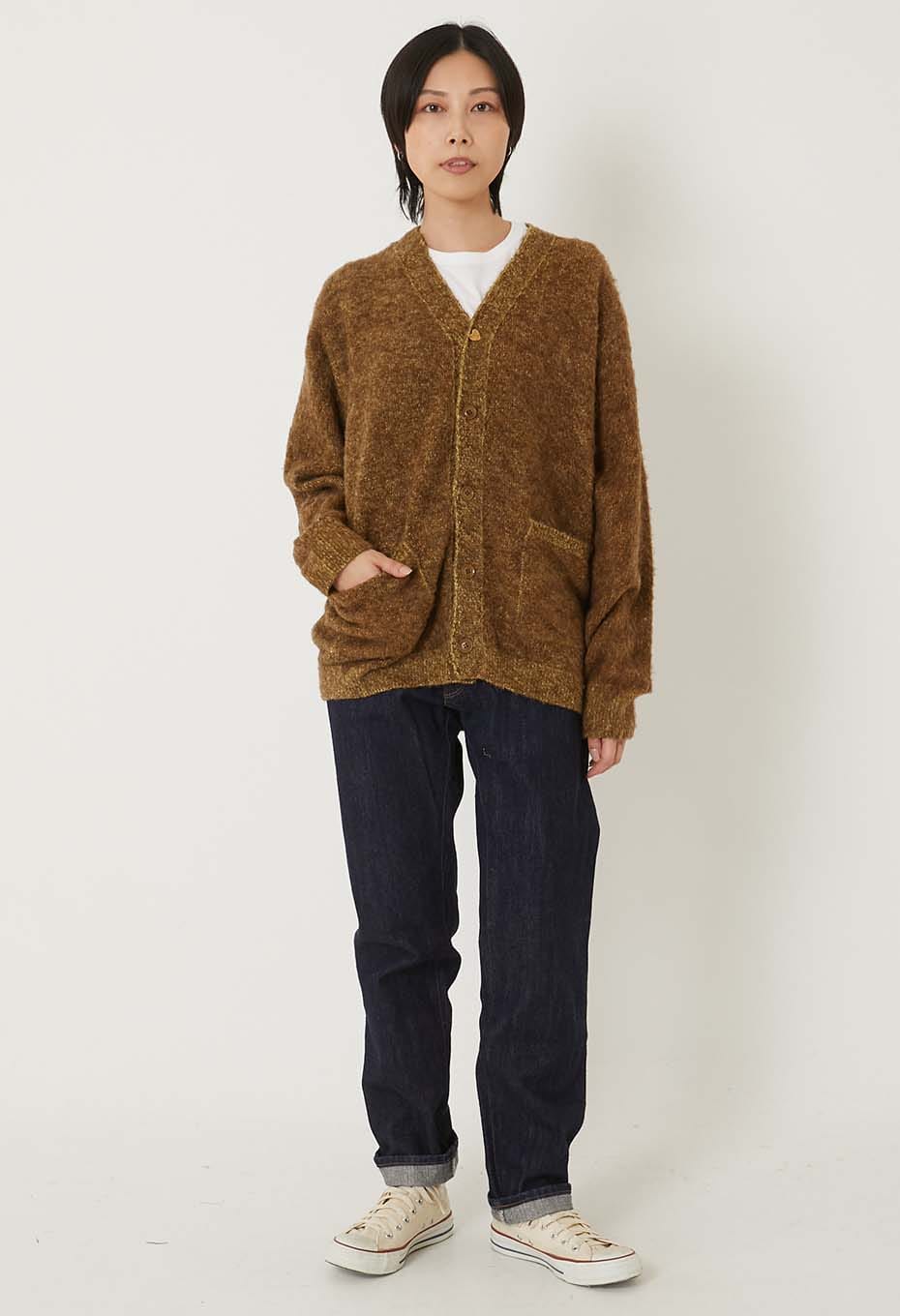 バイカラーモヘアカ ーディガン | HOLLYWOOD RANCH MARKET