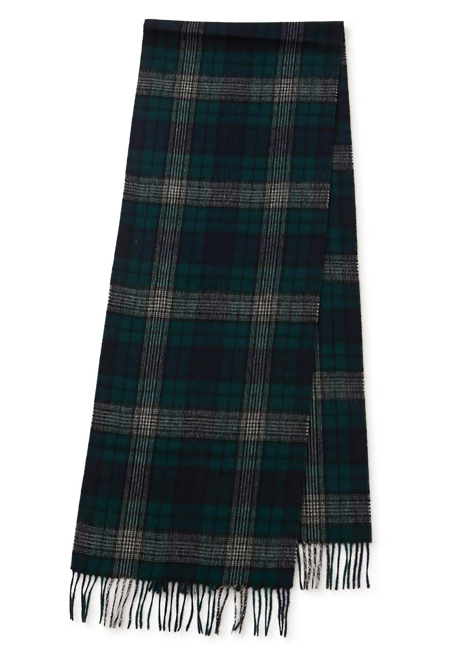 GLEN PRINCE /ラム x カシミヤ チェックマフラー | GLEN PRINCE