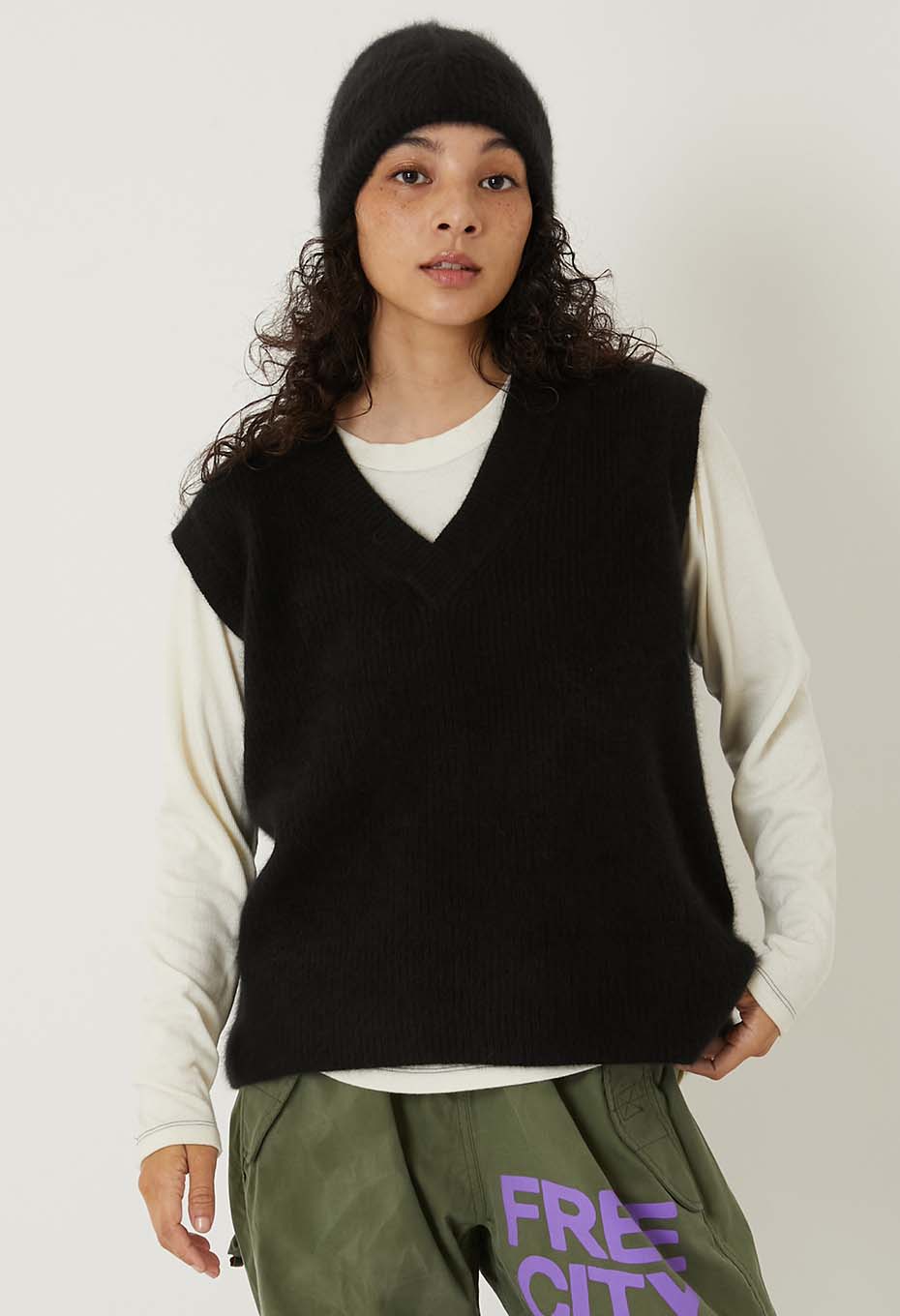 CT.Plage /ラクーン フォックス Vネックベスト | C.T.plage