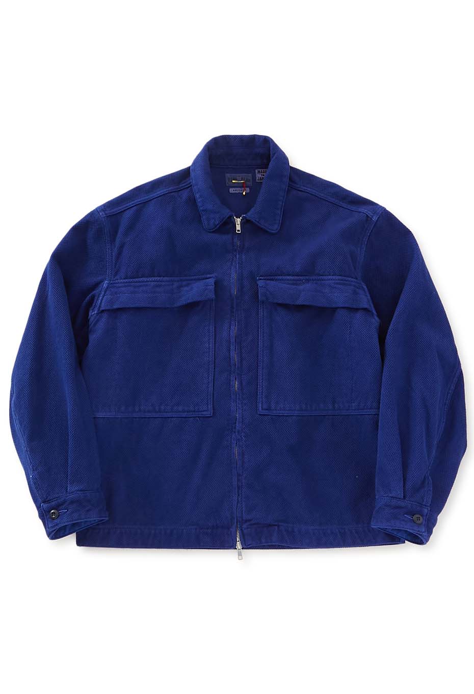 ブルーインディゴサシコ テゾメジップアップジャケット | BLUE BLUE