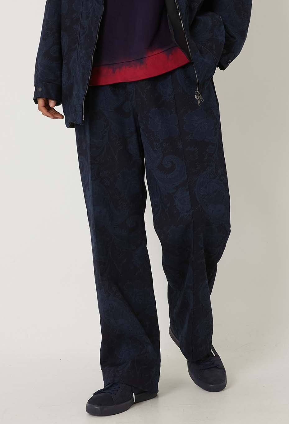 インディゴナイロンサテン ツジガハナドローパンツ | BLUE BLUE JAPAN