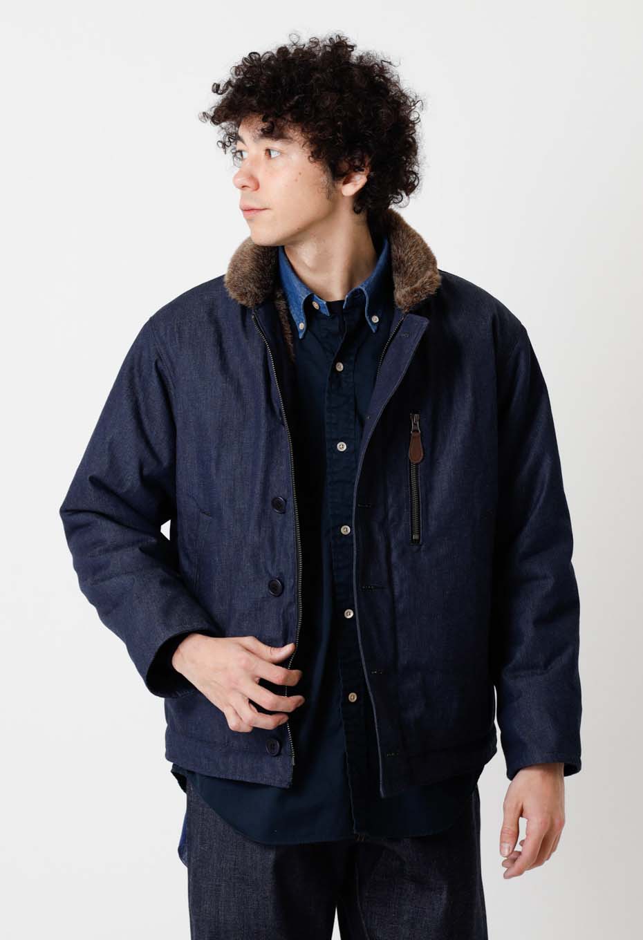 ジャカードデニム デッキジャケット | BLUE BLUE | ハリウッドランチ