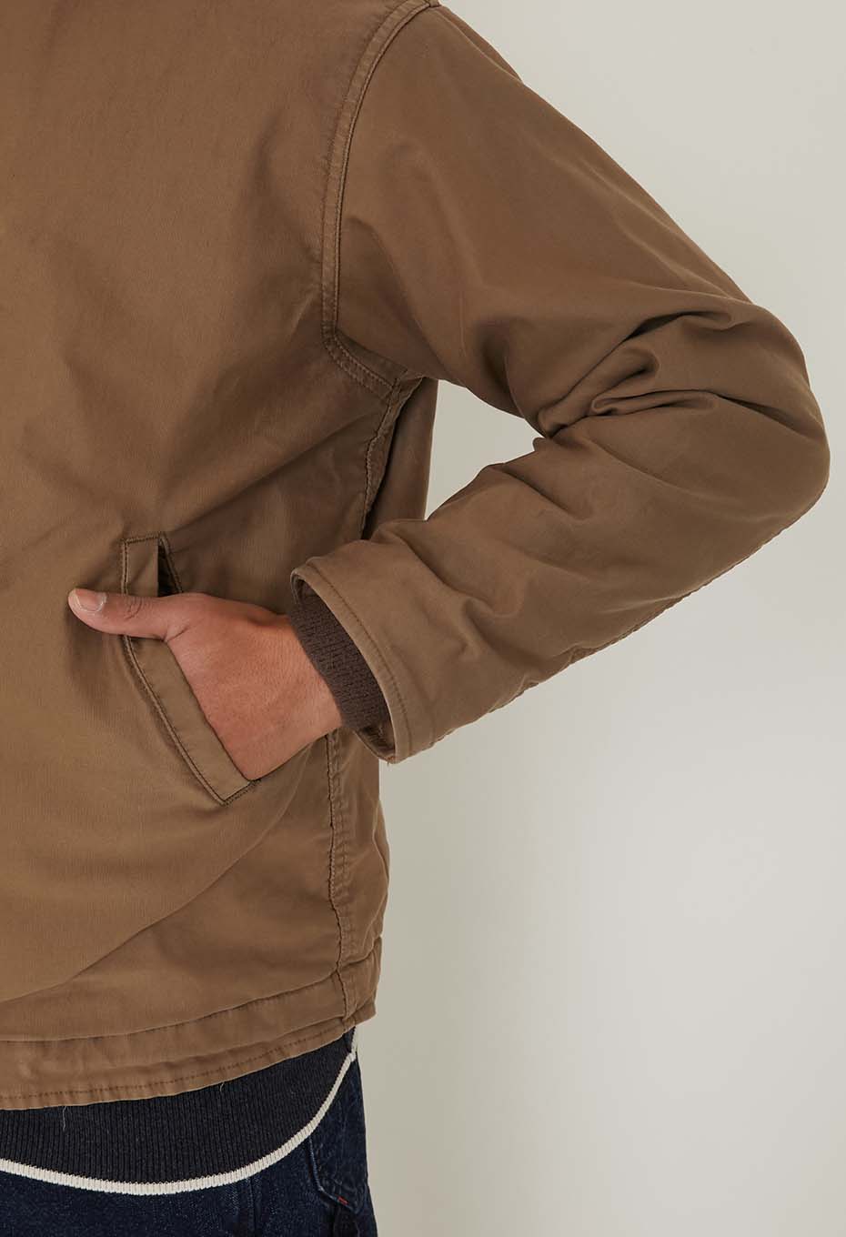 SAILOR'S DREAM プリントライトジャーマンクロスデッキジャケット