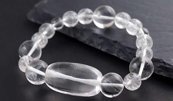 デザインブレス（ガネーシュヒマール産水晶天珠・クールマナリ産水晶