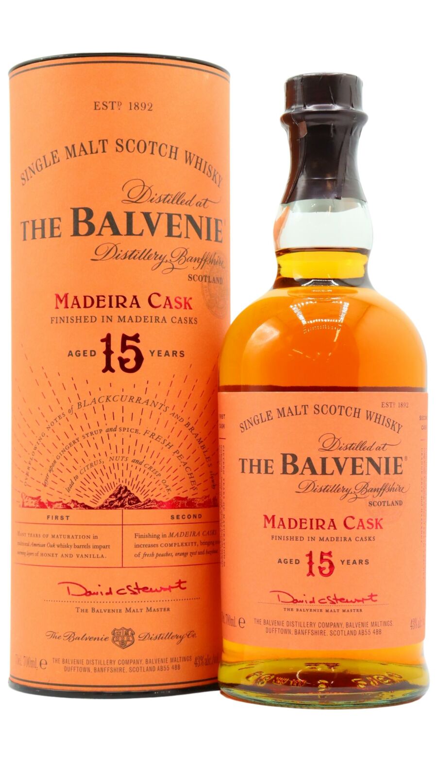 Balvenie - 15 year old Madeira Cask Single Malt Scotch Whisky 70cl