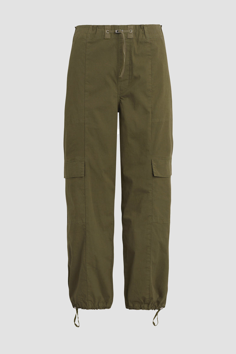 Drawstring Cargo Parachute Pant | Premium Italian Fabric