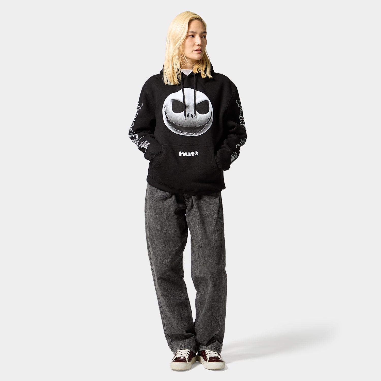 HUF X NIGHTMARE BEFORE CHRISTMAS JACK SKELLINGTON HOODIE｜HOODIES
