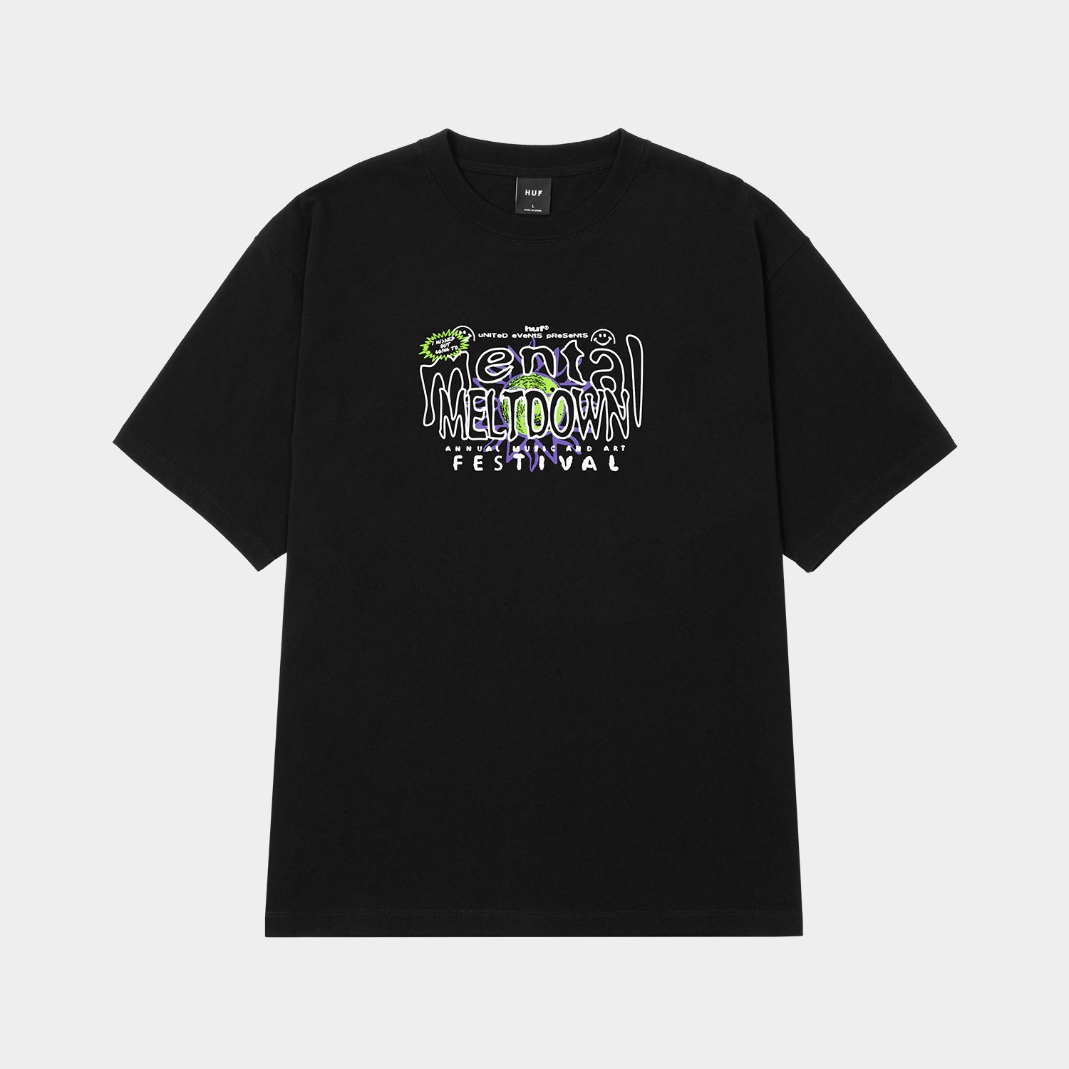 MENTAL MELTDOWN TEE｜T-SHIRTS（Tシャツ）｜【公式通販 HUF】｜ハフ