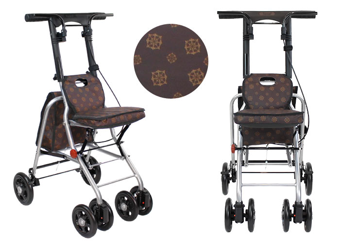 赤いシルバーカー 金属フレーム 赤いシルバーカー 金属フレーム