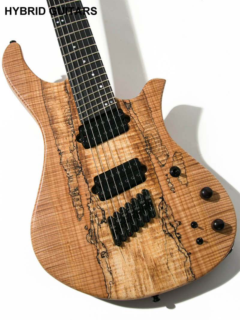 Overload Custom Guitars Rea7 Spalted Maple Natural 中古｜ギター